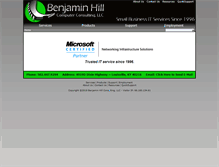 Tablet Screenshot of benjaminhill.com